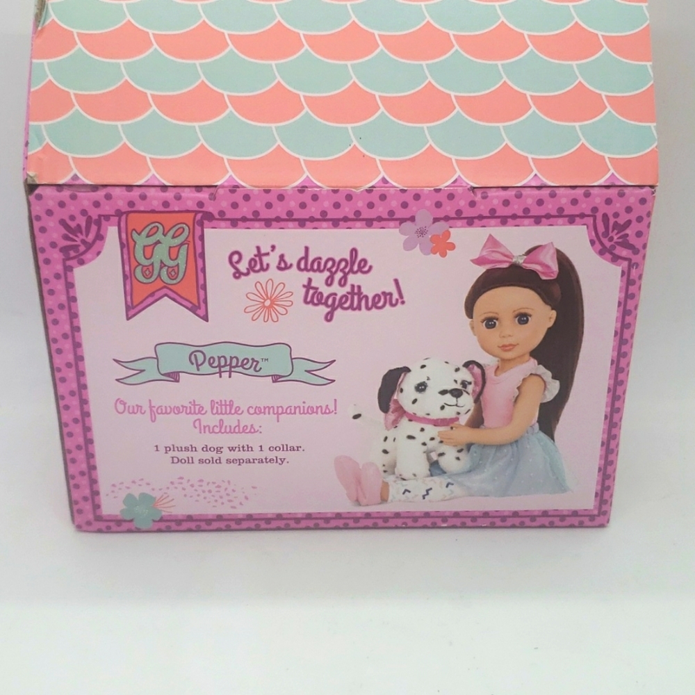 NWT Glitter Girls Pepper Plush Toy Dog for 14" Dolls Cute - Picture 6 of 7